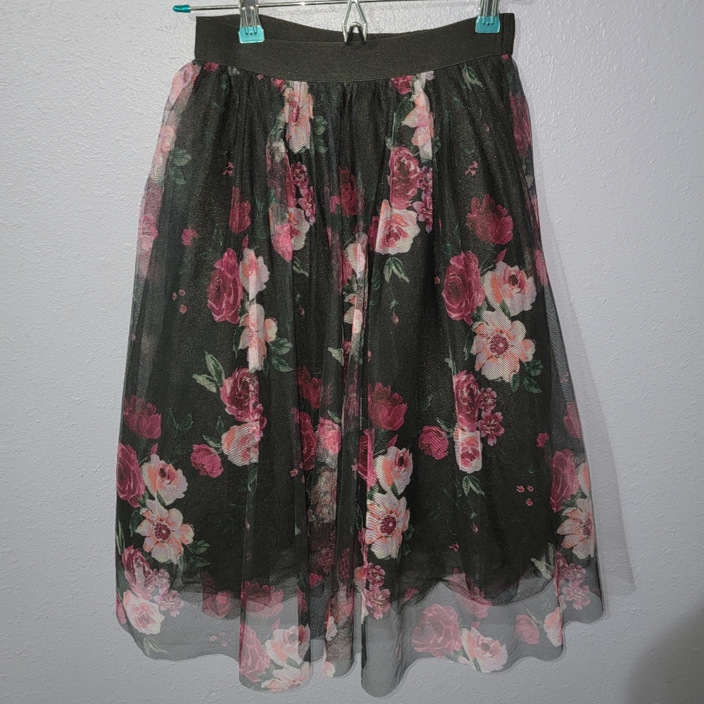Floral Midi Skirt
